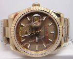 High Quality Copy Rolex Day-Date All Yellow Gold Mens Watch